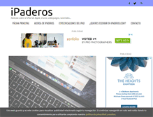 Tablet Screenshot of ipaderos.com